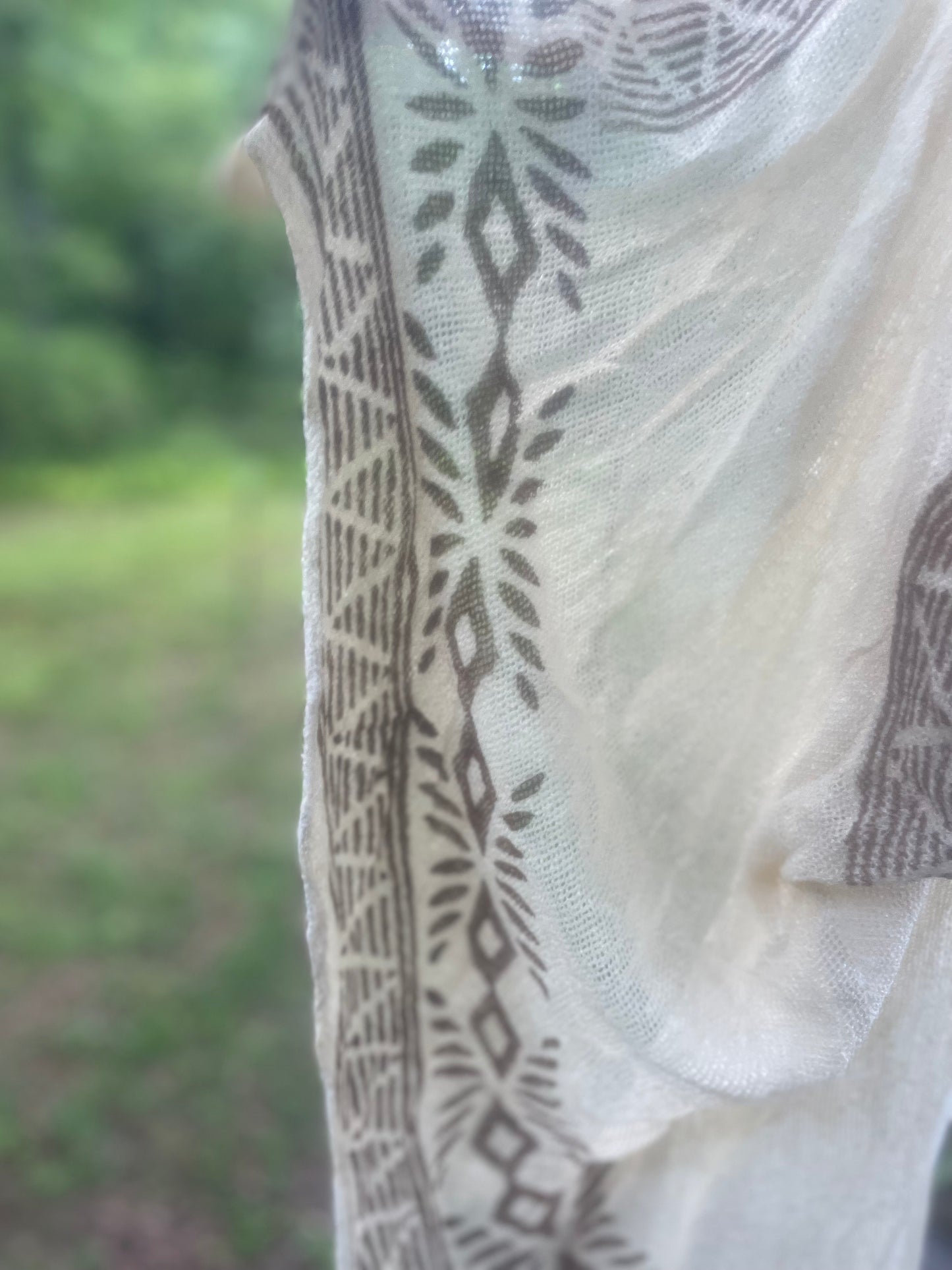Block Print Cover Up Imported Clothing