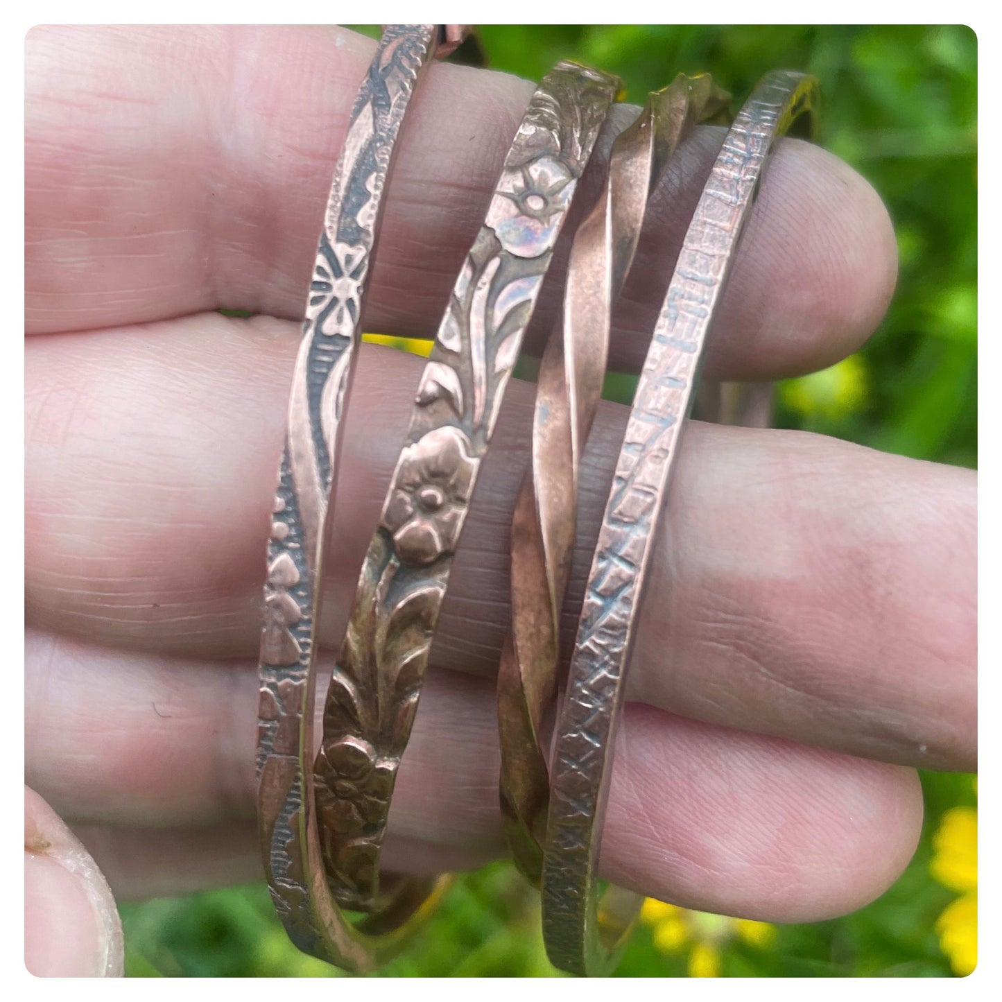 Parent/Teen Copper Bangles Class/ July 6 11-2