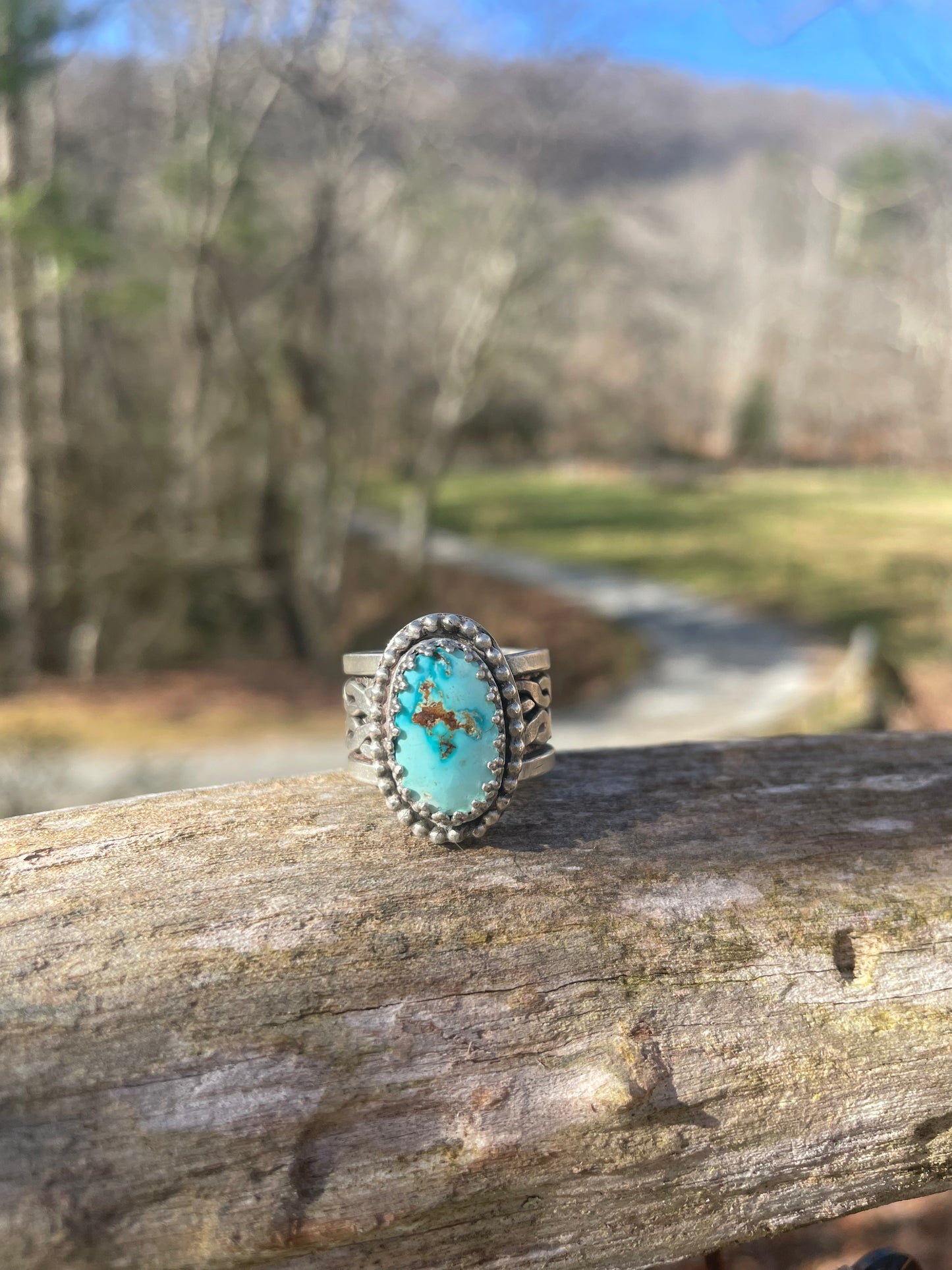 Sierra Nevada Turquoise Sterling Silver Ring