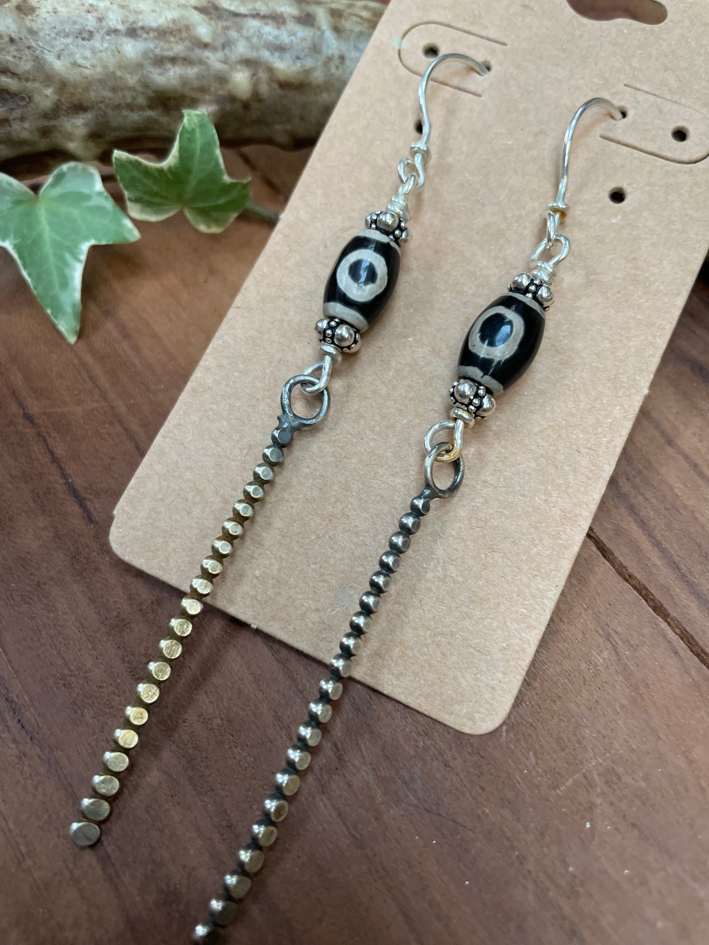 Sterling Silver Dagger Style Earrings