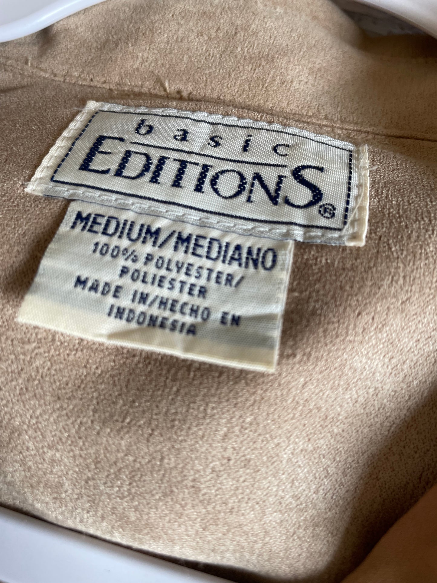 Upcycled Faux Suede Shirt With Hill Tribe Embroidery
