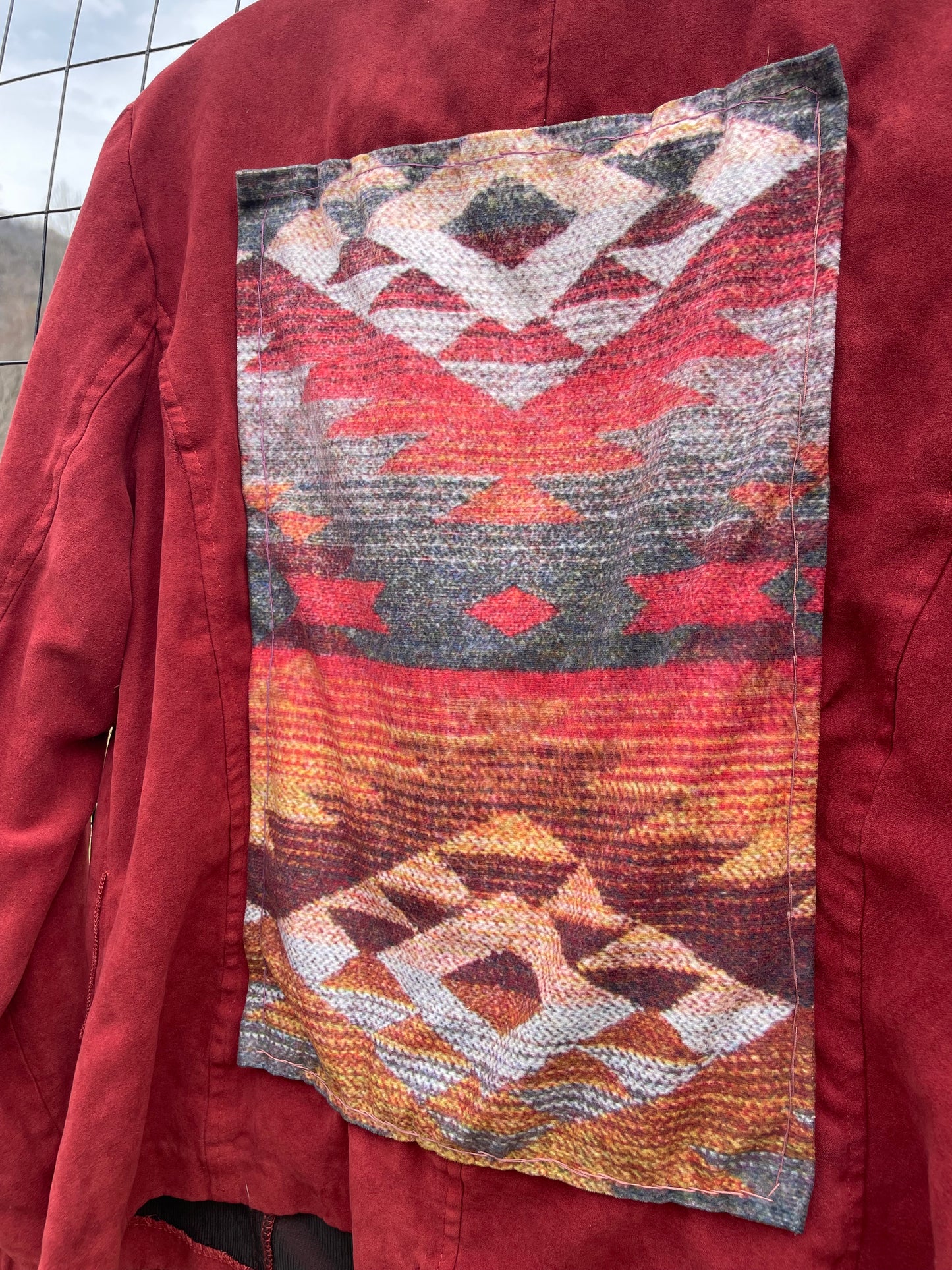 Upcycled Studio1 Zip Up Top