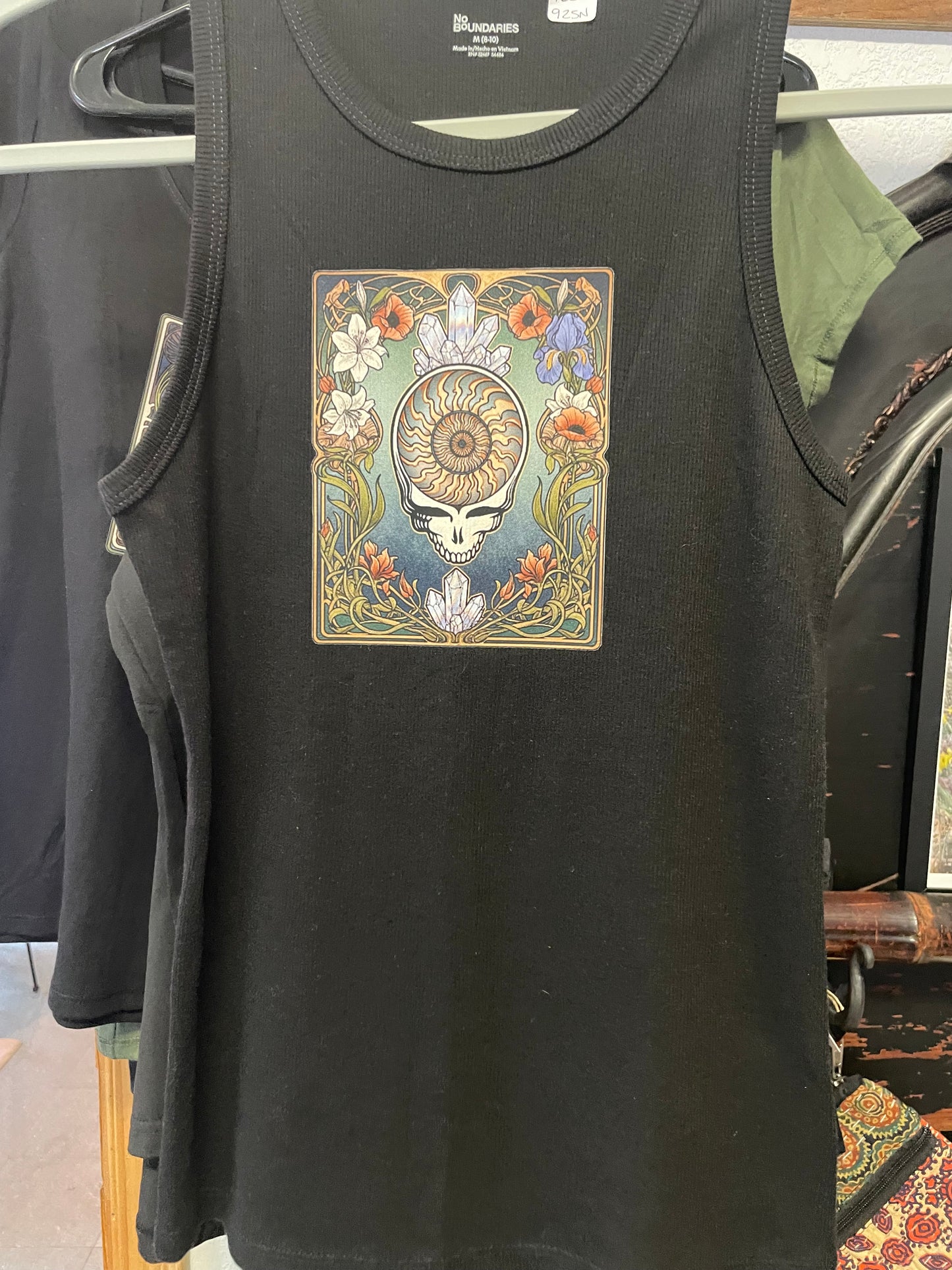 Art Nouveau Grateful Dead Inspired Tank Top