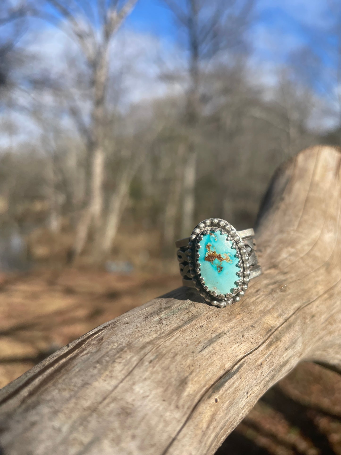 Sierra Nevada Turquoise Sterling Silver Ring