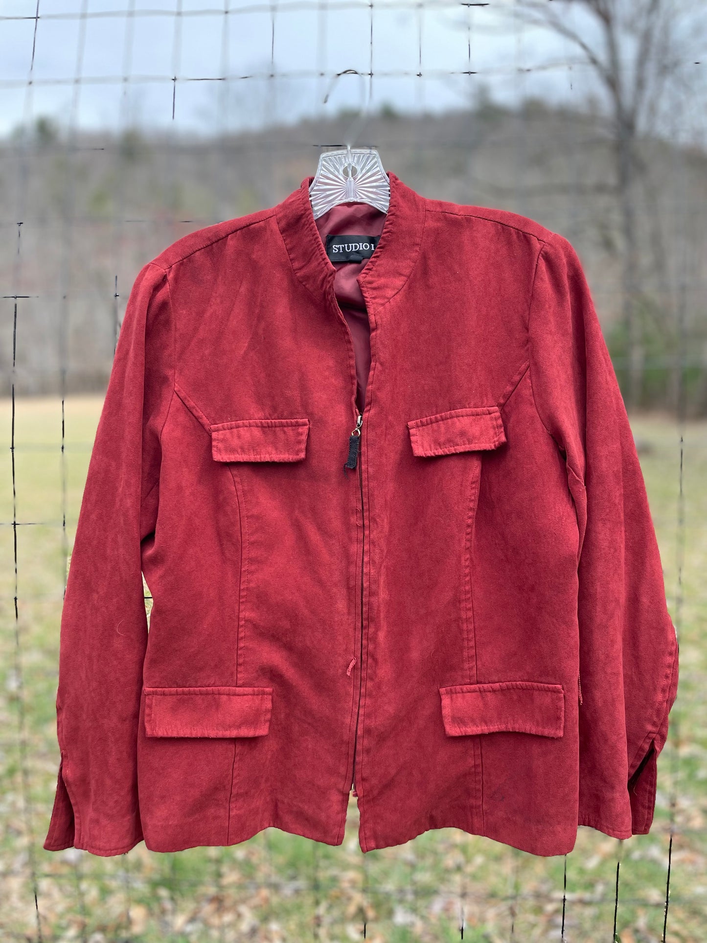 Upcycled Studio1 Zip Up Top