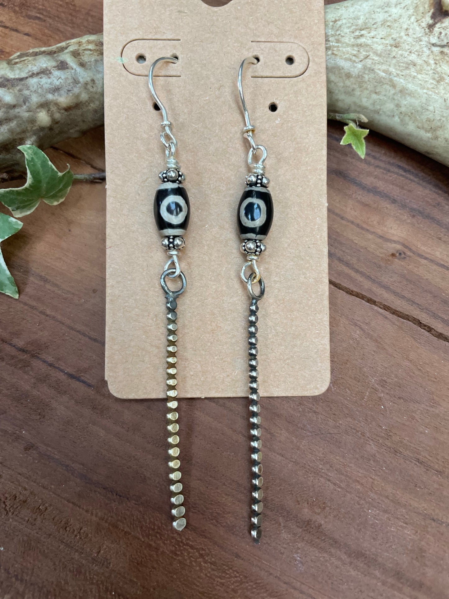 Sterling Silver Dagger Style Earrings