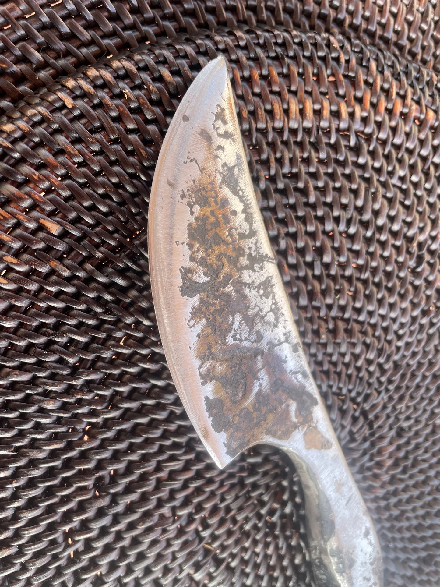Hand forged Railroad Spike Knife