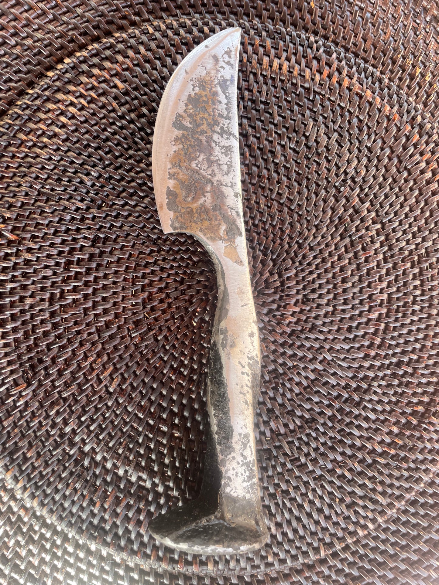 Hand forged Railroad Spike Knife