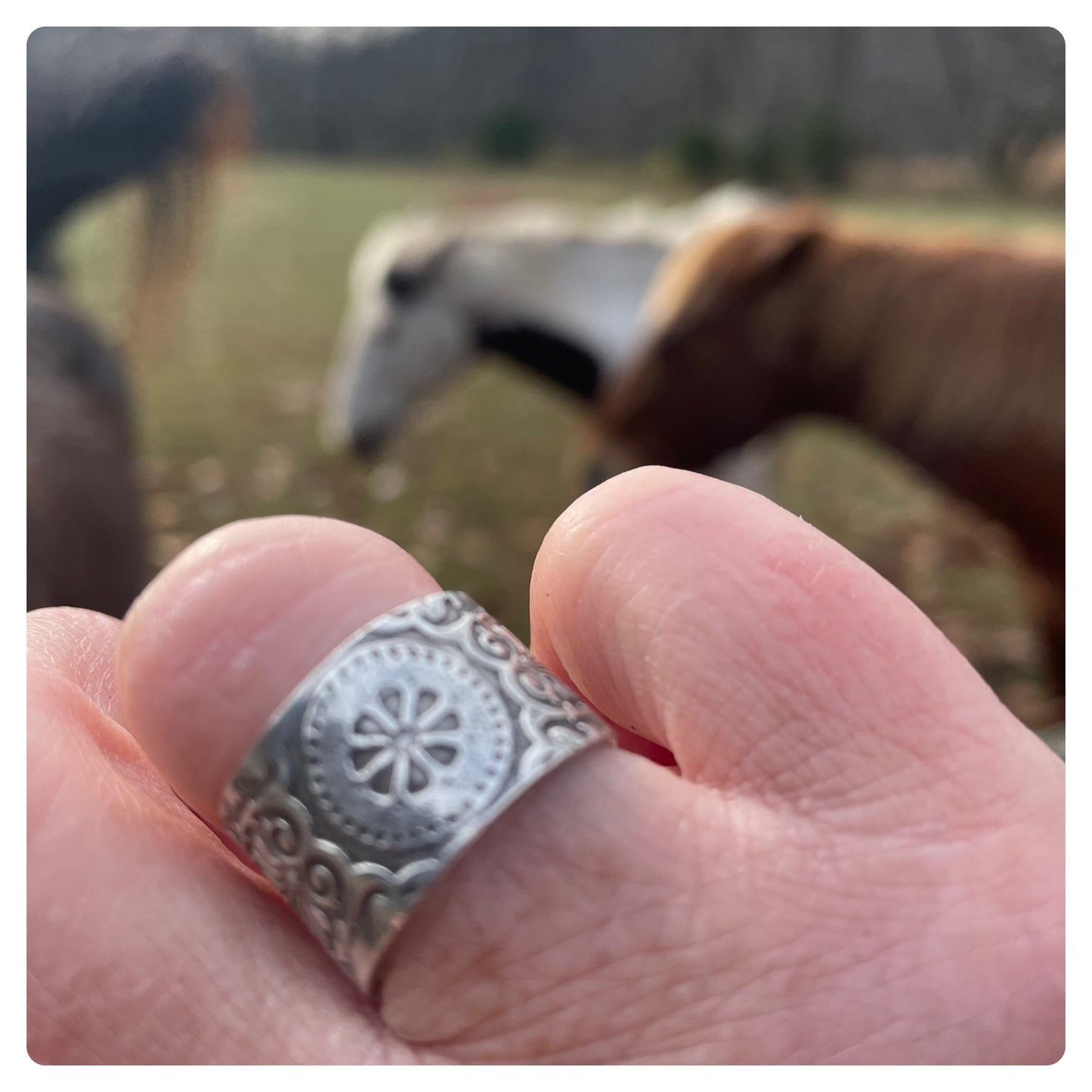 Made to order Art Nouveau Sterling Ring