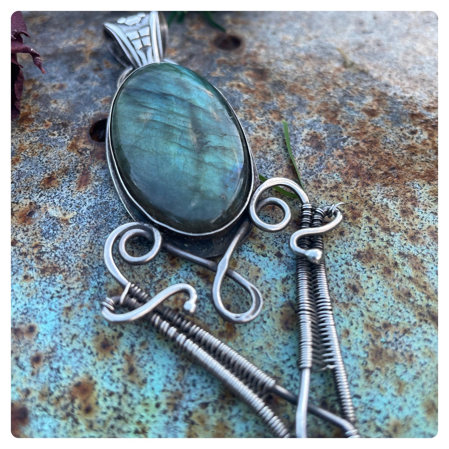 Labradorite Sterling Gemstone Pendant