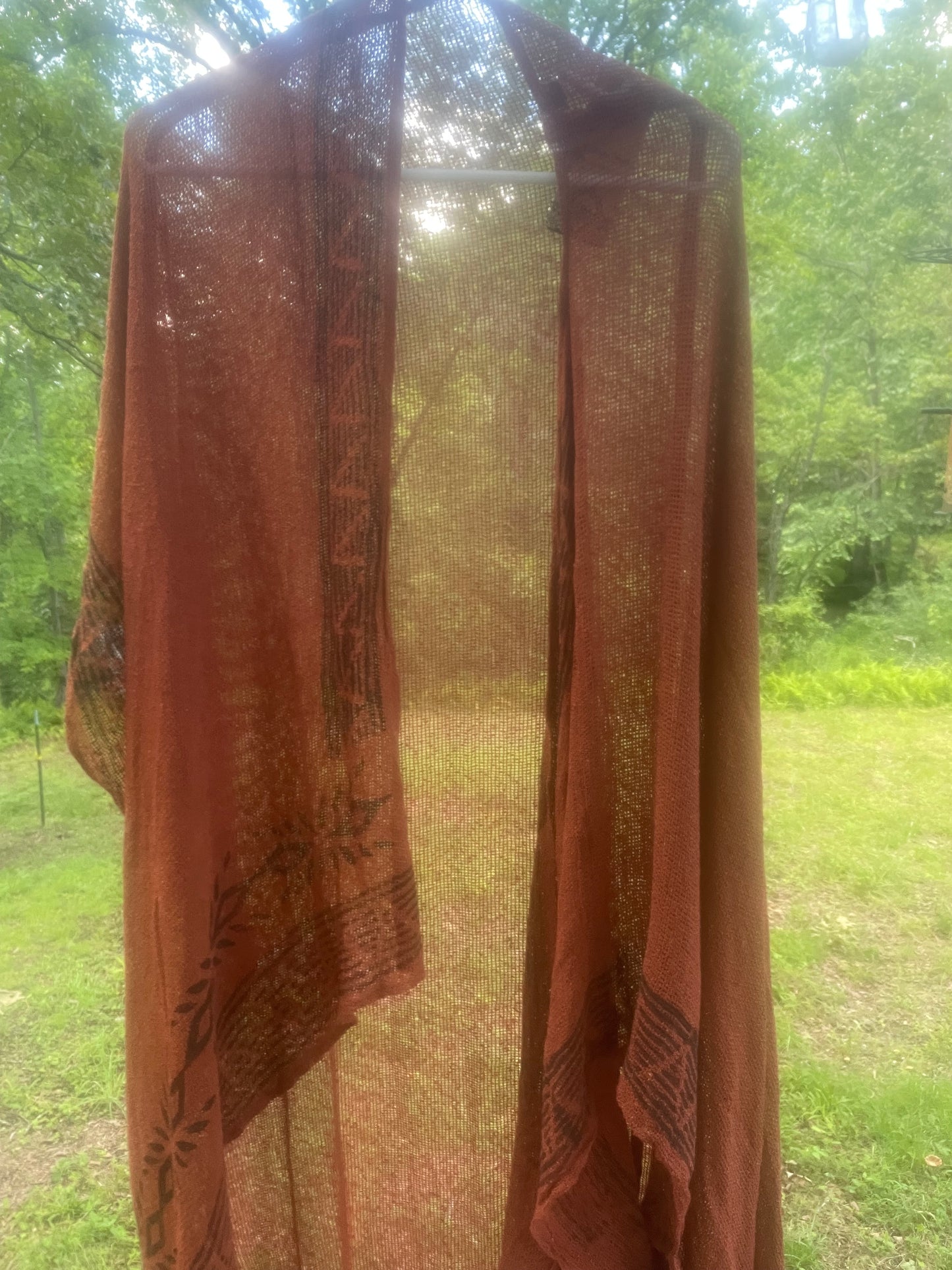 Block Print Cover Up Imported Clothing