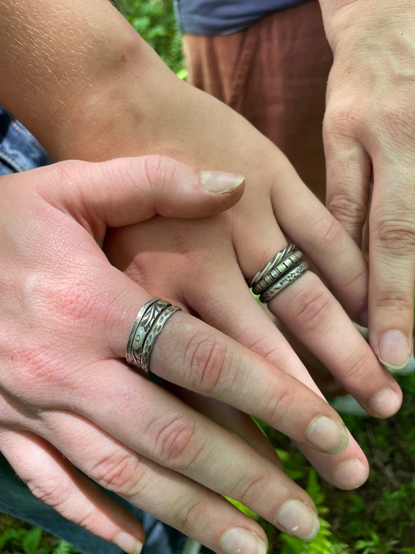 Parent/Teen Silver Stacker Rings Class Tuesday June 2nd 11-1ish