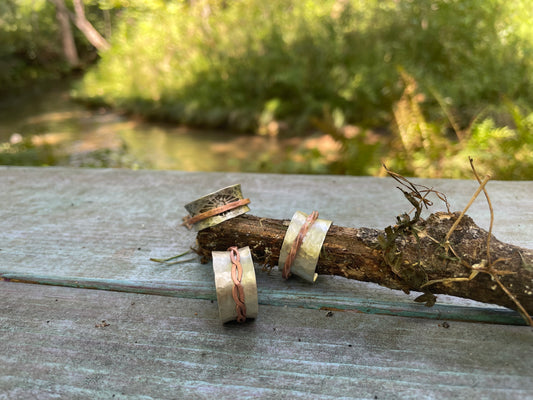 Mixed Metal Spinner Ring Class Sept 21st 11am-2pm