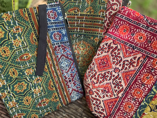 Large Kantha Pouch