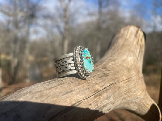 Sierra Nevada Turquoise Sterling Silver Ring