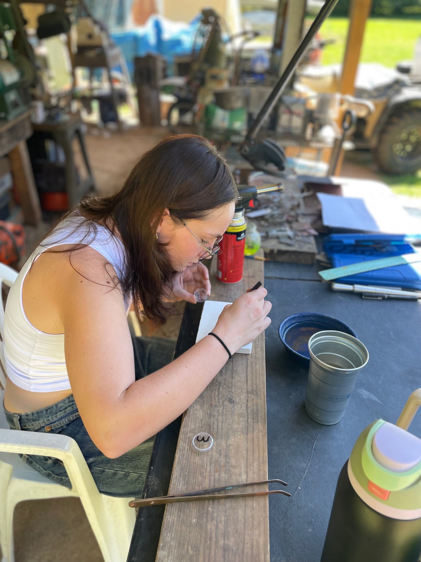 Parent/Teen Silver Stacker Rings Class Tuesday June 2nd 11-1ish
