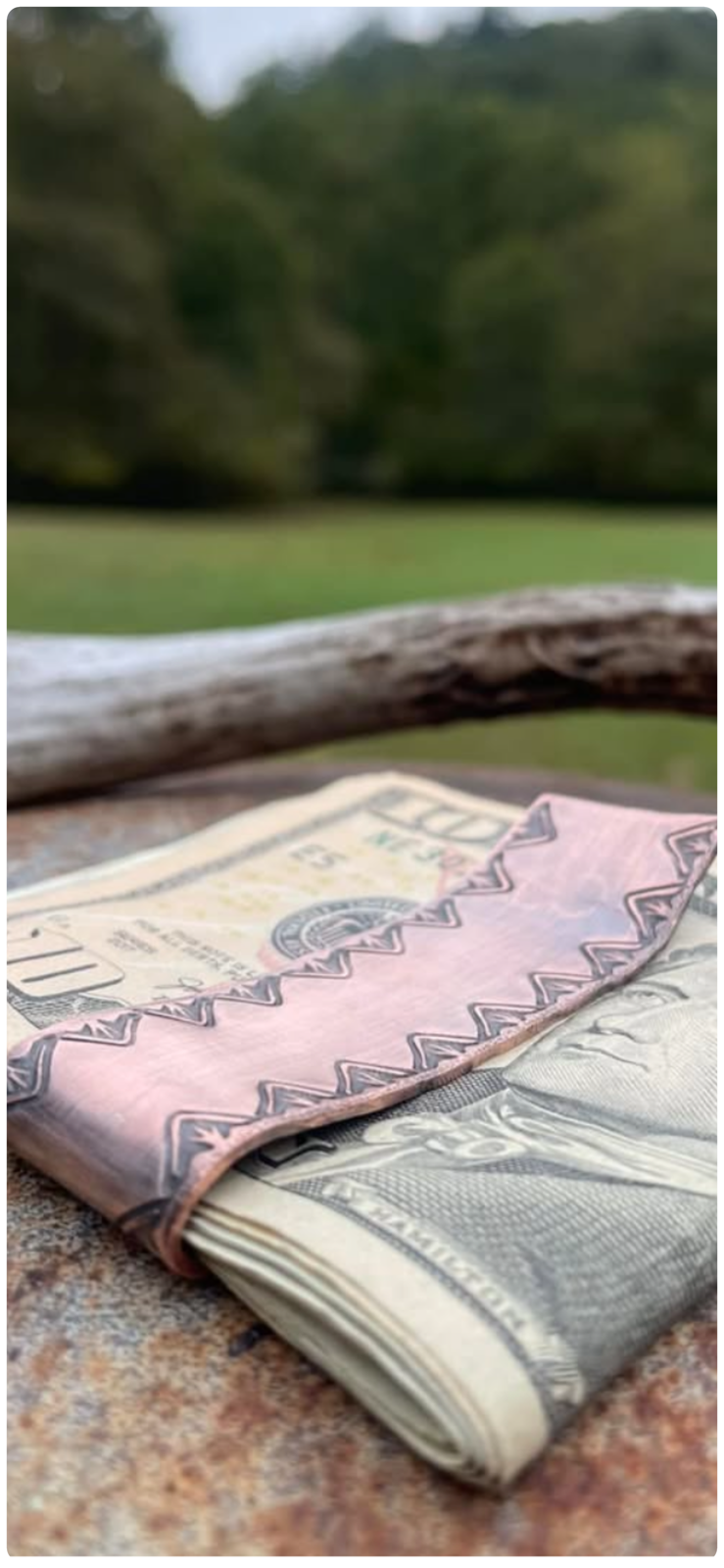 Stamped Copper Money Clip Class June 14th 11-12:30