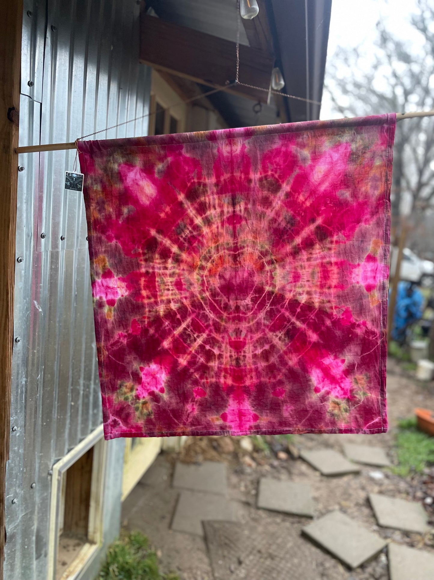 Mandala Tie Dyed Tea Towel Class Tuesday August 18th 11-12:30