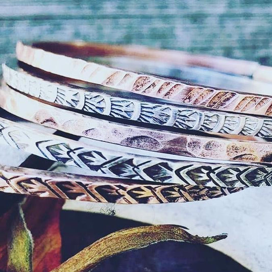 Textured Bangles Class Sunday August 3rd 2025 11-1ish