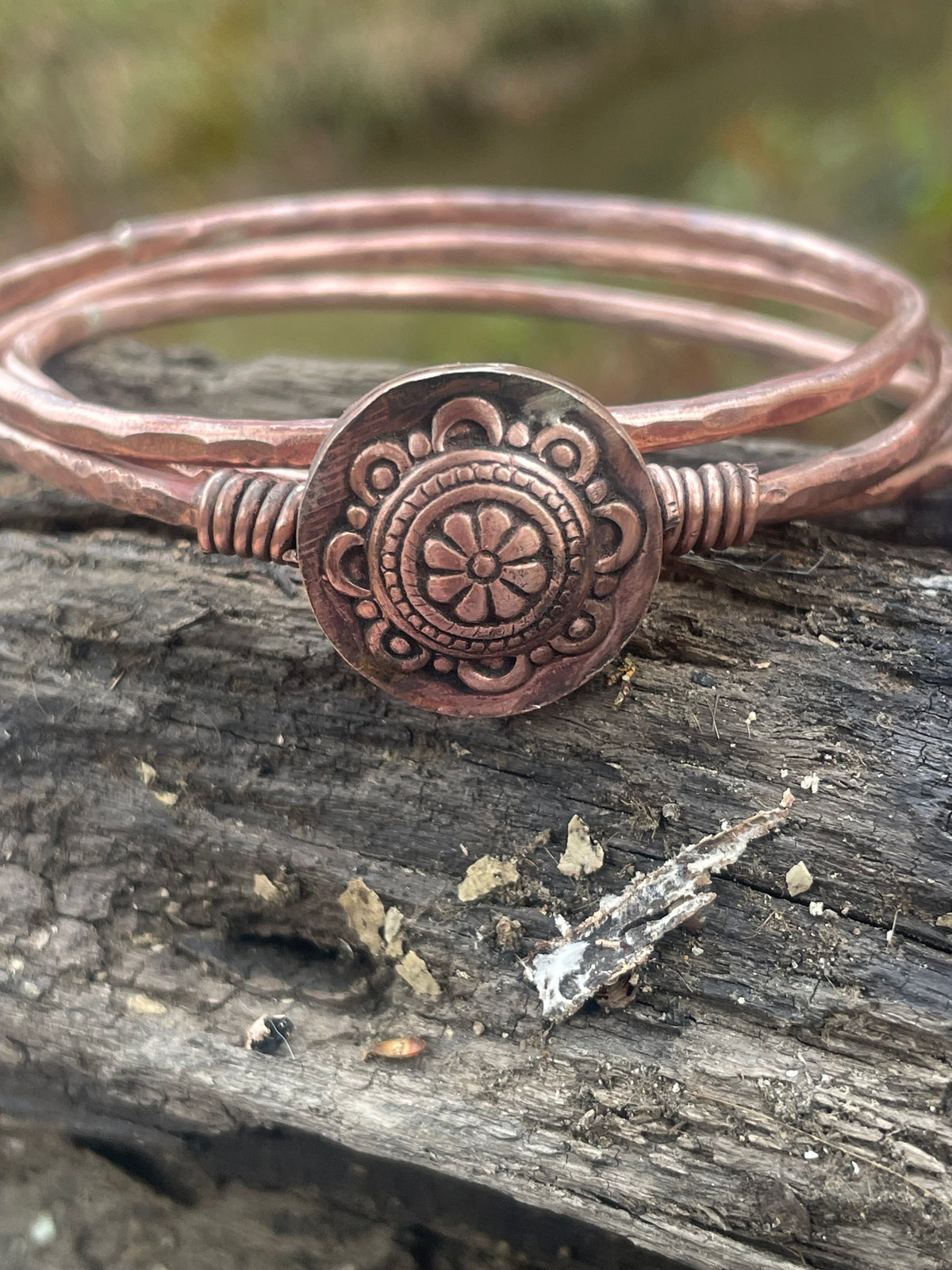 Set of 3 Copper Stacker Bangles/Bracelets