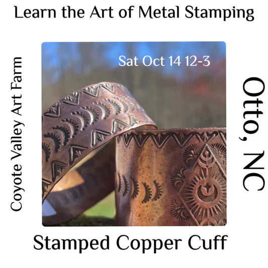 The Art of Metal Stamping: Cuffs Class