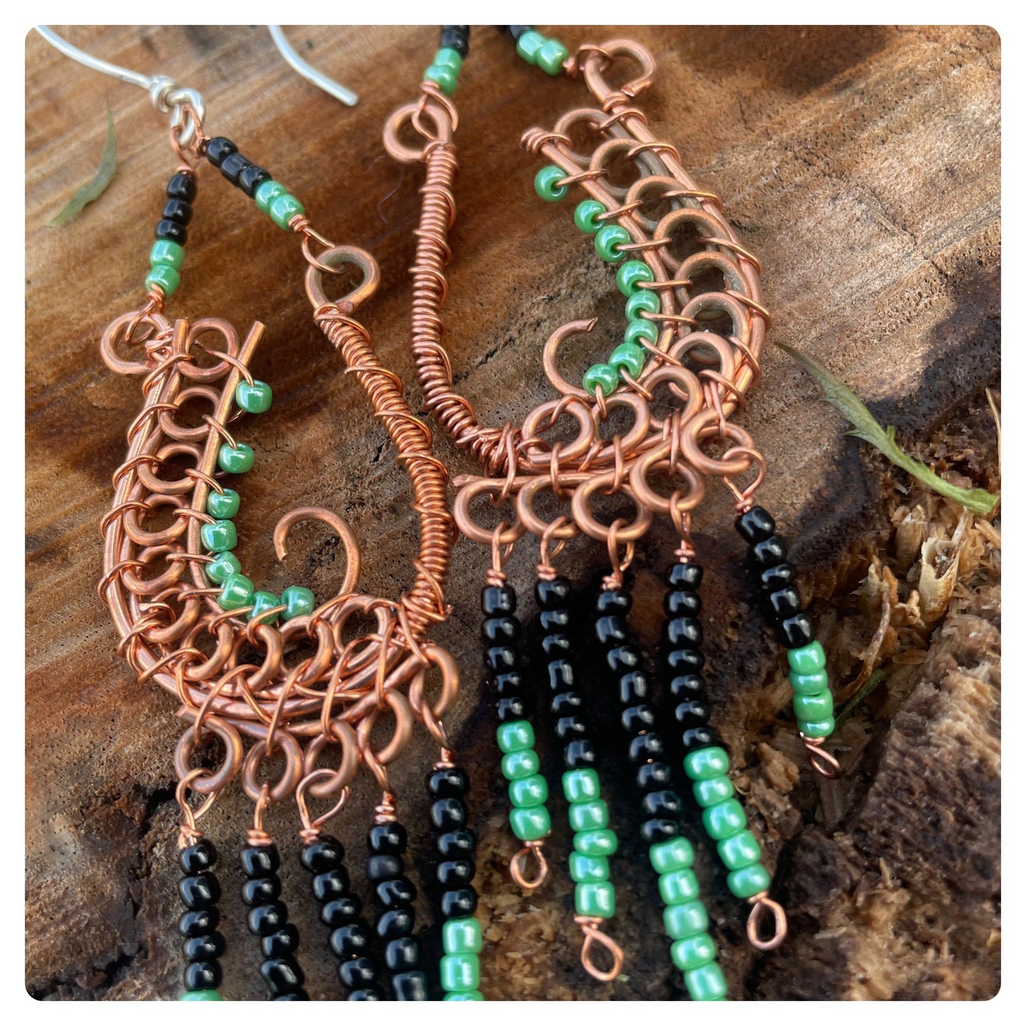 Paisley Wire Wrapped Earrings